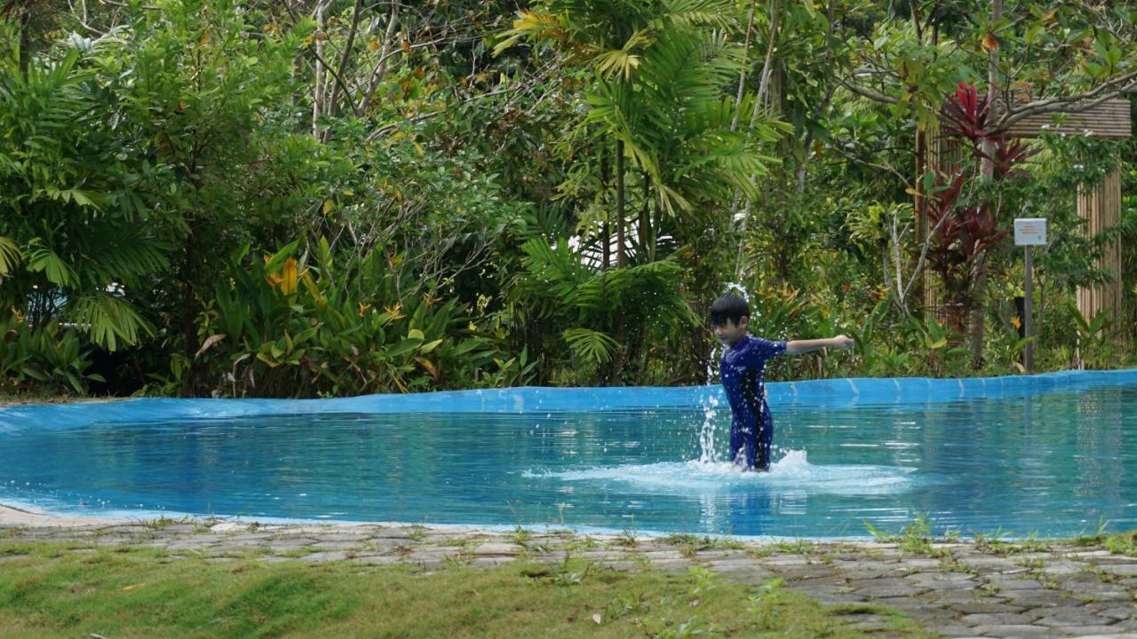"D'Bamboo Kamp" Desa Wisata Ekang Lagoi Ngoại thất bức ảnh